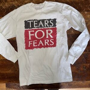 Tears for Fears tour shirt, long sleeve